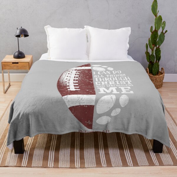 Item preview, Christian Football Philippians 4 13 Religious Verse Faith designed and sold by mjohnson9.