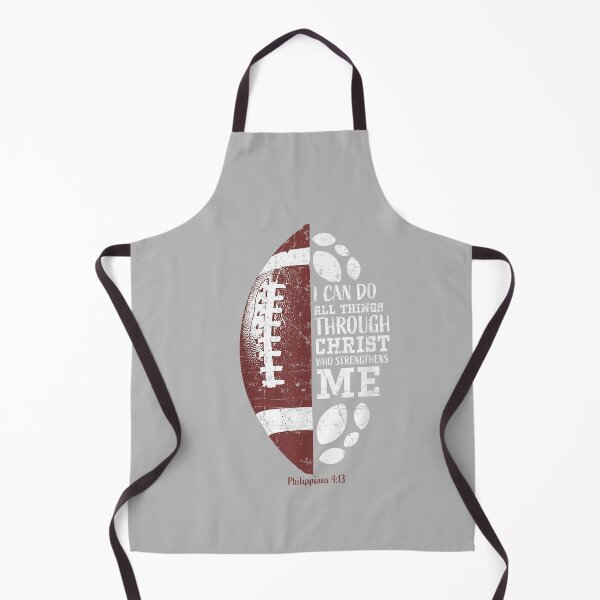 Item preview, Christian Football Philippians 4 13 Religious Verse Faith designed and sold by mjohnson9.