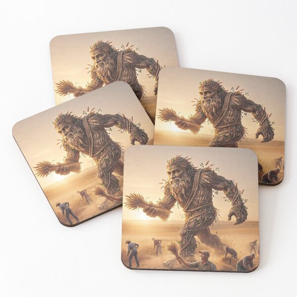 Item preview, The Wheat Giant Helping With the Harvest designed and sold by JUTElCONIC.