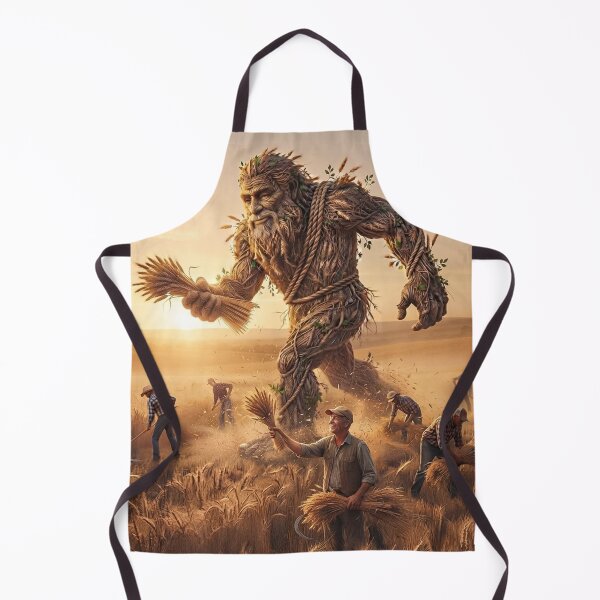 Item preview, The Wheat Giant Helping With the Harvest designed and sold by JUTElCONIC.