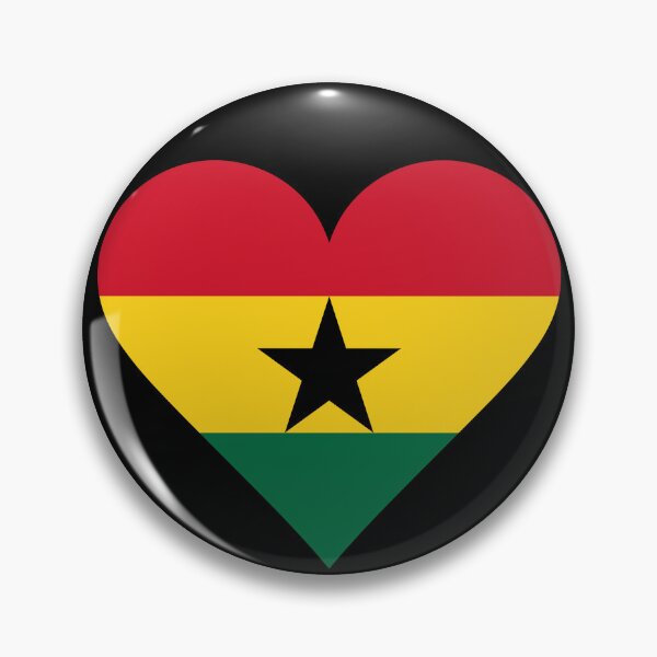 Item preview, Ghana Heart Flag Graphic | I Love Ghana Patriotic Symbol designed and sold by NTGUILTY.