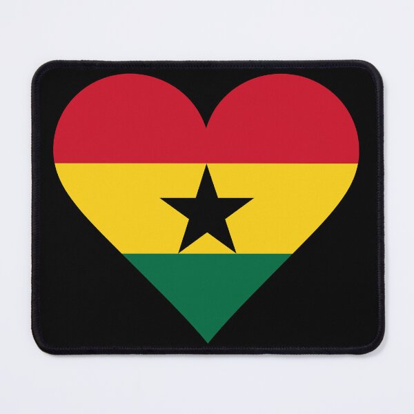 Item preview, Ghana Heart Flag Graphic | I Love Ghana Patriotic Symbol designed and sold by NTGUILTY.