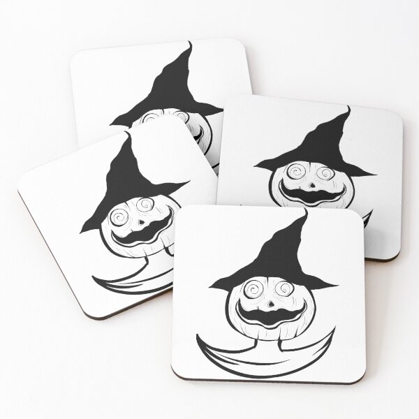 Item preview, Spooky pumpkin wearing a witch hat designed and sold by Blooom313.