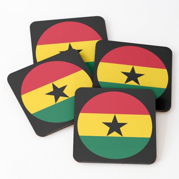 Item preview, Round Ghana Flag Icon | Circular Ghanaian Flag Button Element designed and sold by NTGUILTY.