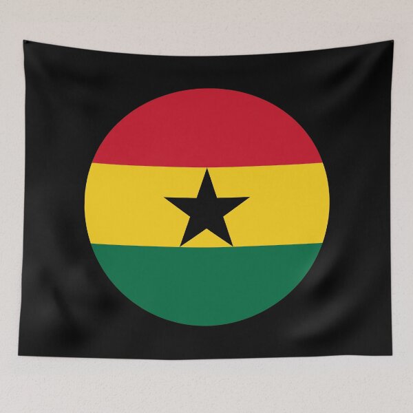 Item preview, Round Ghana Flag Icon | Circular Ghanaian Flag Button Element designed and sold by NTGUILTY.
