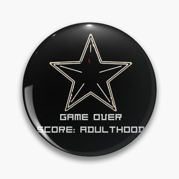 Item preview, Game Over Score Adulthood 80s Arcade CRT Monitor Graphic designed and sold by Gameshalah's Designs Hub.