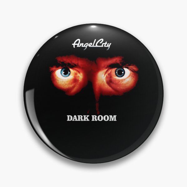 Item preview, Angel City Dark Room Red Glowing Eyes Poster designed and sold by AlfonDouglas.