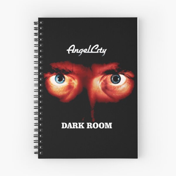 Item preview, Angel City Dark Room Red Glowing Eyes Poster designed and sold by AlfonDouglas.
