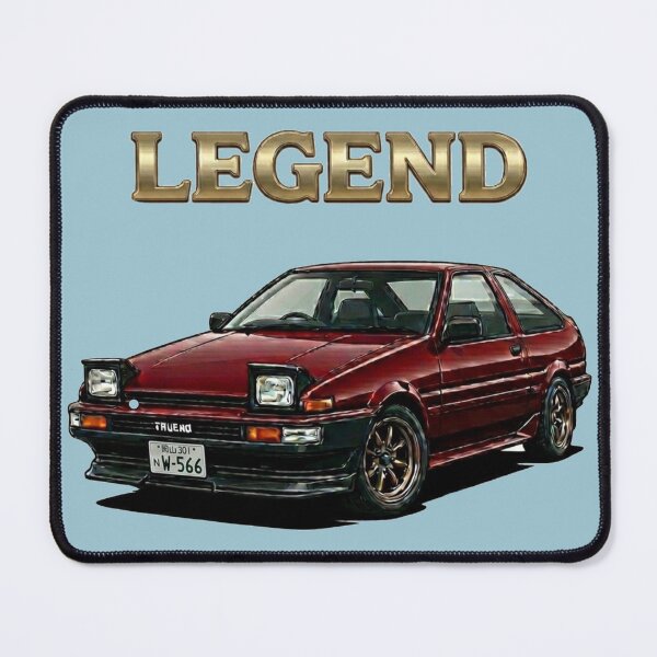 Item preview, AE86 Trueno Drift Car JDM Legend Illustration designed and sold by Northern Glow Art.