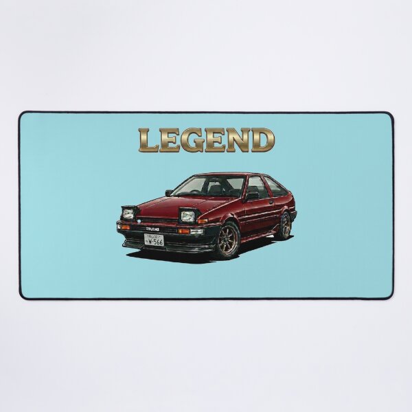 Item preview, AE86 Trueno Drift Car JDM Legend Illustration designed and sold by Northern Glow Art.