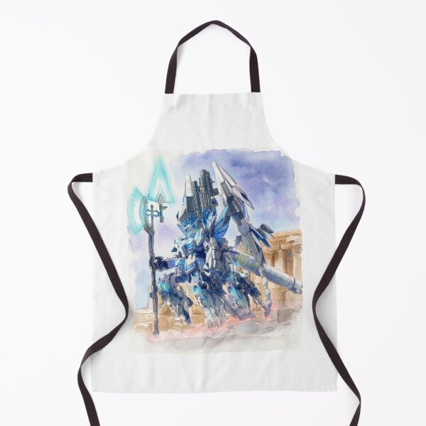 Item preview, unicorn phenex full armor gundam blue unicorn gundam illustration watercolour traditional draw full colour designed and sold by sabartgunpla.