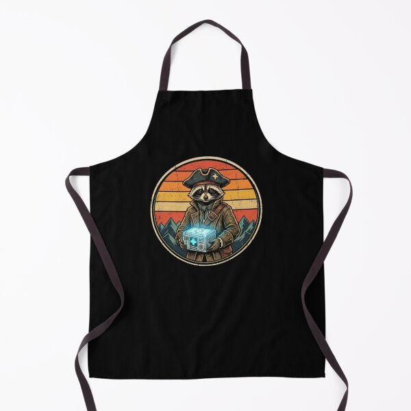 Item preview, Retro Space Pirate Doctor Raccoon Vintage Badge designed and sold by DuckOddity.