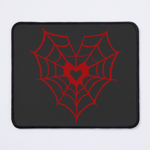 Item preview, hand drawn spiderweb heart designed and sold by miss madison creates.