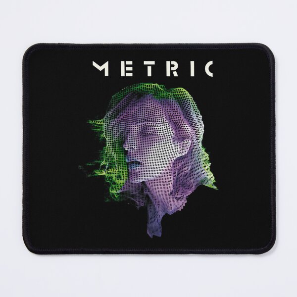 Item preview, Metric Indie Electronic Band Wireframe Portrait designed and sold by IdaMoen.