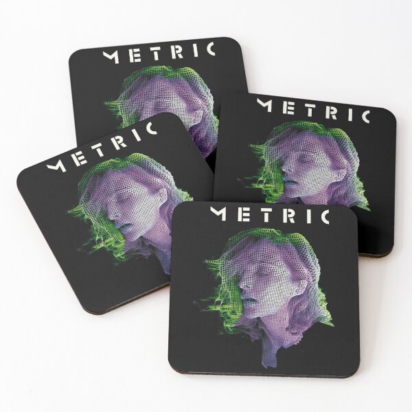 Item preview, Metric Indie Electronic Band Wireframe Portrait  designed and sold by IdaMoen.