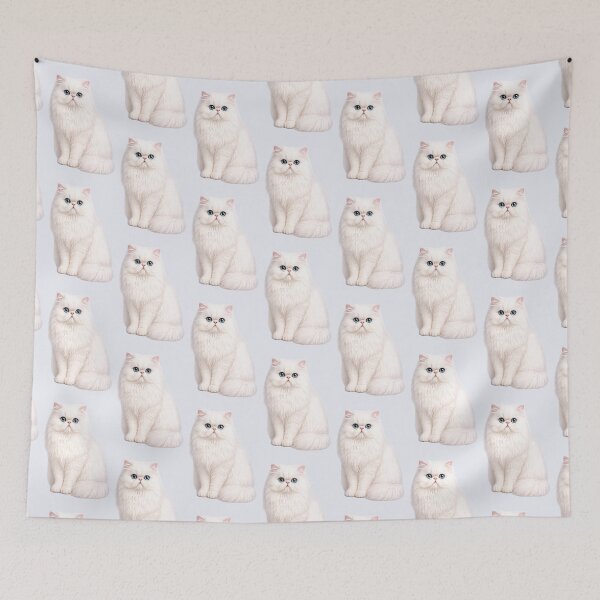 Item preview, Persian White Cat designed and sold by BackgroundND.