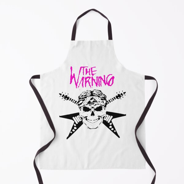 Item preview, The Warning Pink Skull Crossed Guitars Poster designed and sold by AlfonDouglas.