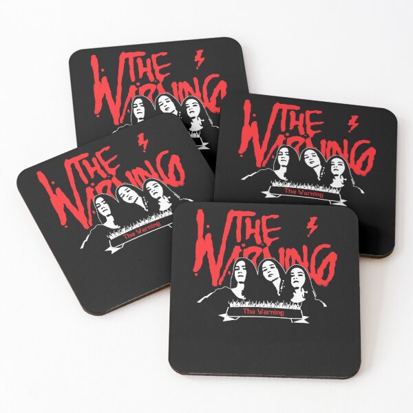 Item preview, The Warning Trio Silhouettes Red Splatter Poster designed and sold by AlfonDouglas.