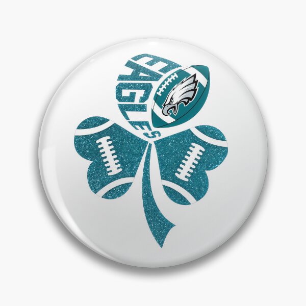 Item preview, Glitter Shamrock Eagles Football designed and sold by BrewMad.