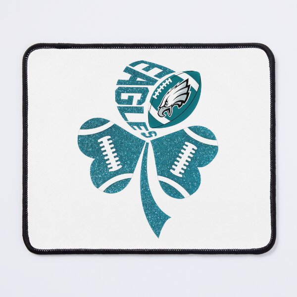Item preview, Glitter Shamrock Eagles Football designed and sold by BrewMad.