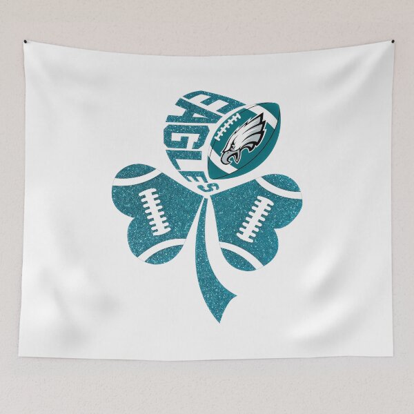 Item preview, Glitter Shamrock Eagles Football designed and sold by BrewMad.