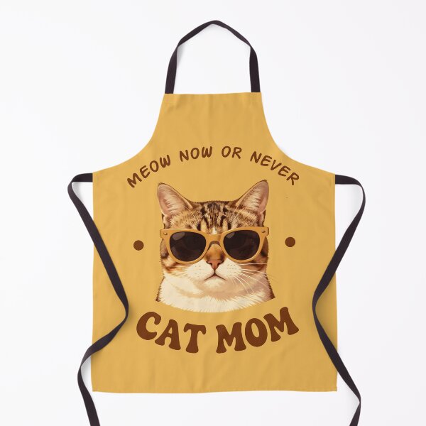 Item preview, Meow Or Never Cat Mom T-Shirt – Funny Retro Cat Lover Gift designed and sold by FestivityFinds.