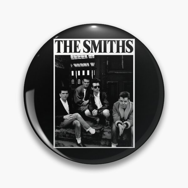Item preview, The Smiths Black White Sitting Group Poster designed and sold by AlfonDouglas.