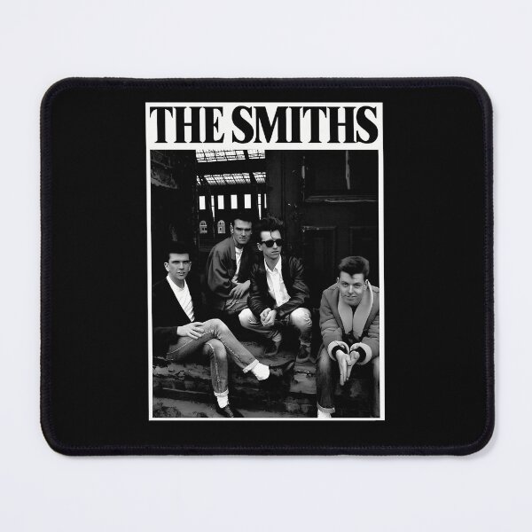 Item preview, The Smiths Black White Sitting Group Poster designed and sold by AlfonDouglas.