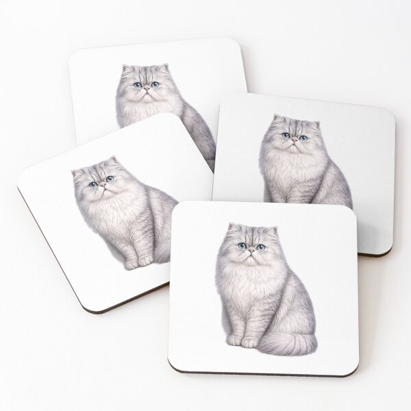 Item preview, Persian Silver Gray Cat  designed and sold by BackgroundND.