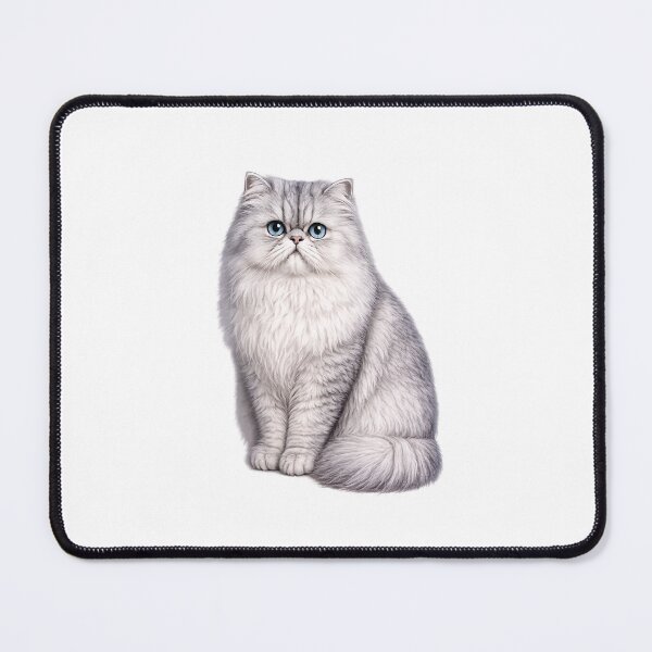 Item preview, Persian Silver Gray Cat designed and sold by BackgroundND.