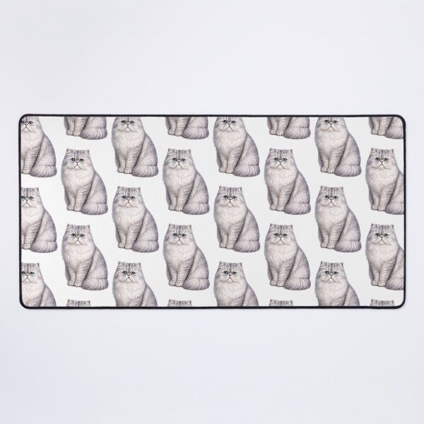 Item preview, Persian Silver Gray Cat designed and sold by BackgroundND.