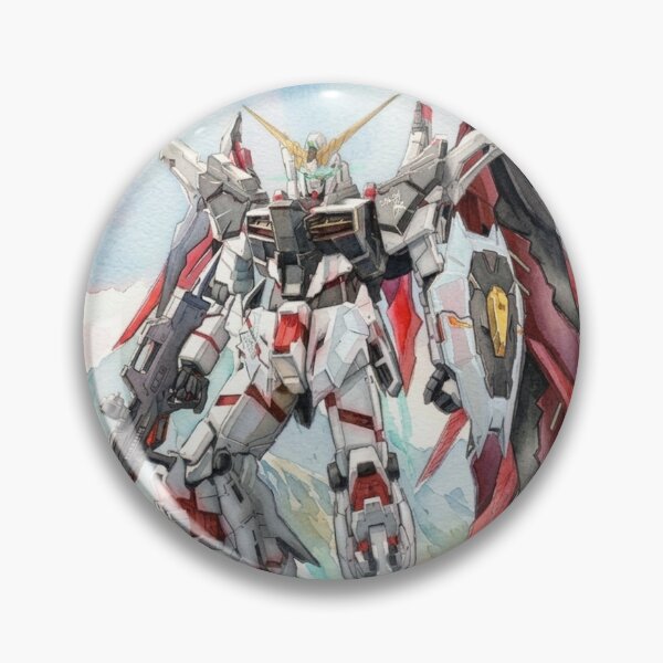 Item preview, unicorn gundam destroy mode destiny gundam illustration watercolour traditional draw full colour designed and sold by sabartgunpla.