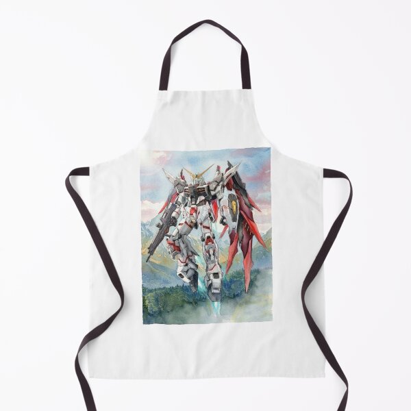 Item preview, unicorn gundam destroy mode destiny gundam illustration watercolour traditional draw full colour designed and sold by sabartgunpla.