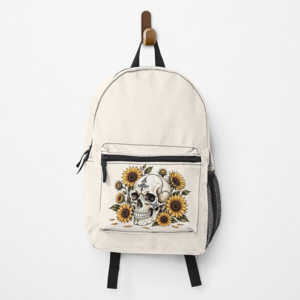 Item preview, Sunflower Skull Gothic Floral Design designed and sold by SweetLilith.