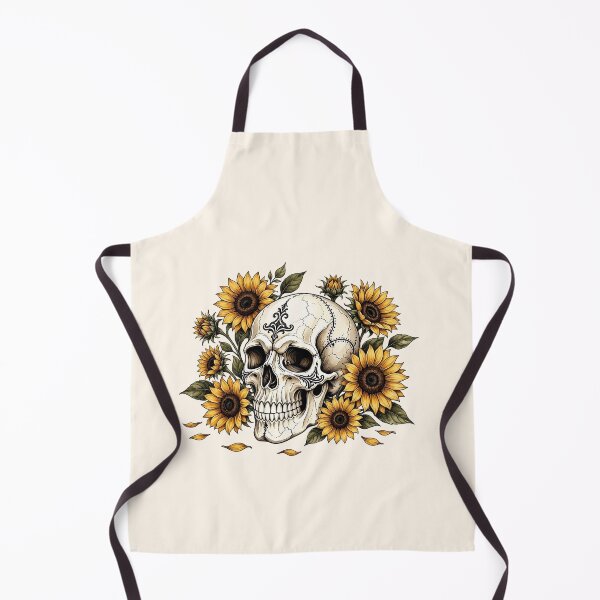 Item preview, Sunflower Skull Gothic Floral Design designed and sold by SweetLilith.