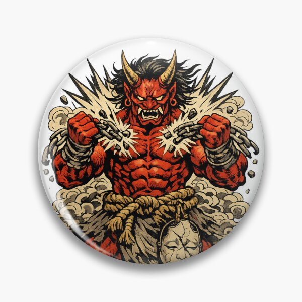 Item preview, The Oni That No One Could Defeat | Japanese Ukiyo-e Demon Warrior Art designed and sold by Substance_life.