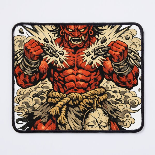 Item preview, The Oni That No One Could Defeat | Japanese Ukiyo-e Demon Warrior Art designed and sold by Substance_life.