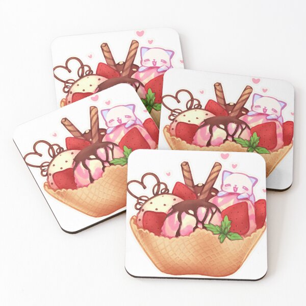 Item preview, Cute Ice Cream Dessert Basket designed and sold by MynaWorld.