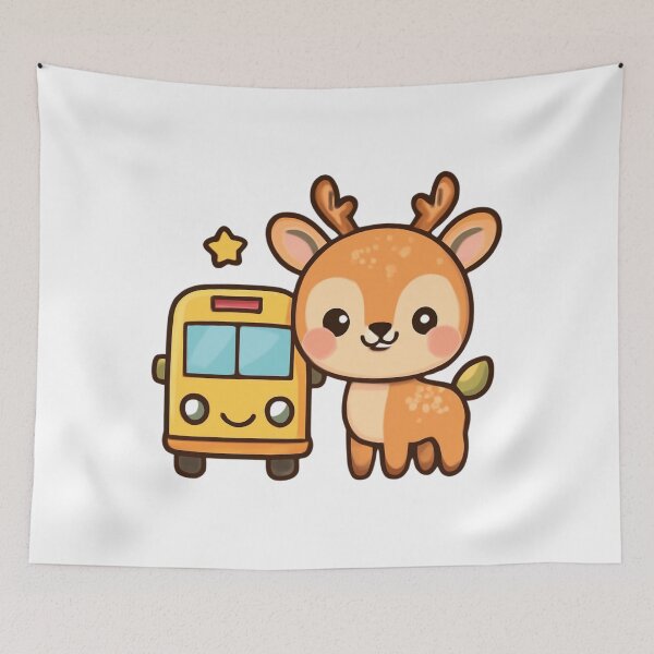 Item preview, Deer School Adventure designed and sold by foryouandyours.