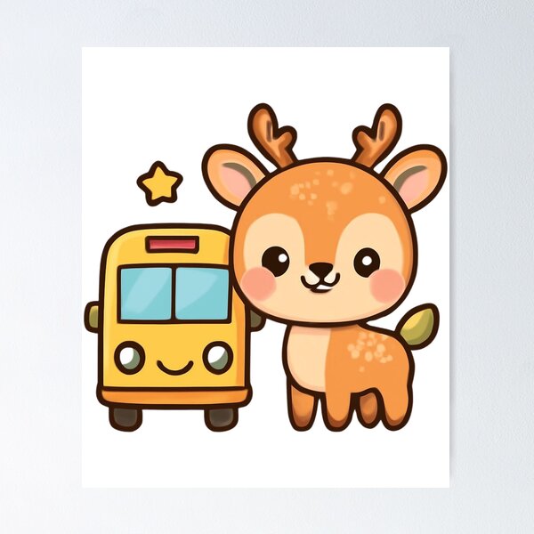 Item preview, Deer School Adventure designed and sold by foryouandyours.