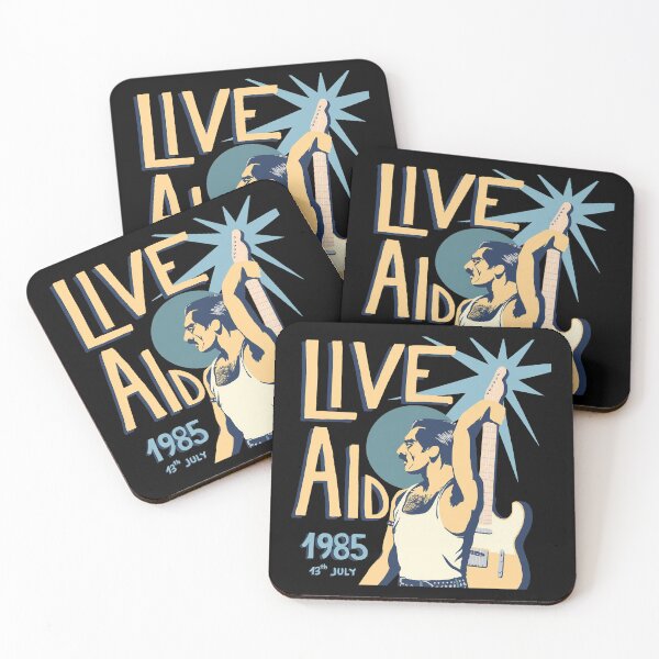Item preview, Live Aid 1985 designed and sold by NoThoughtsCat.