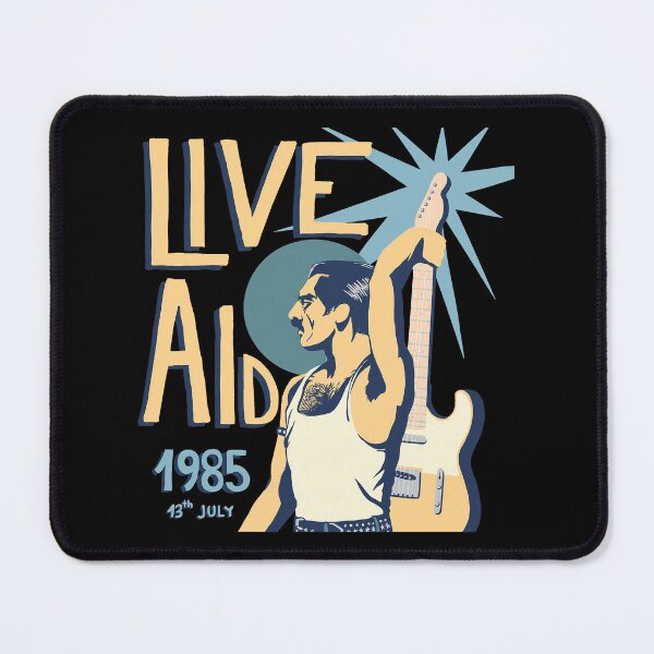 Item preview, Live Aid 1985 designed and sold by NoThoughtsCat.