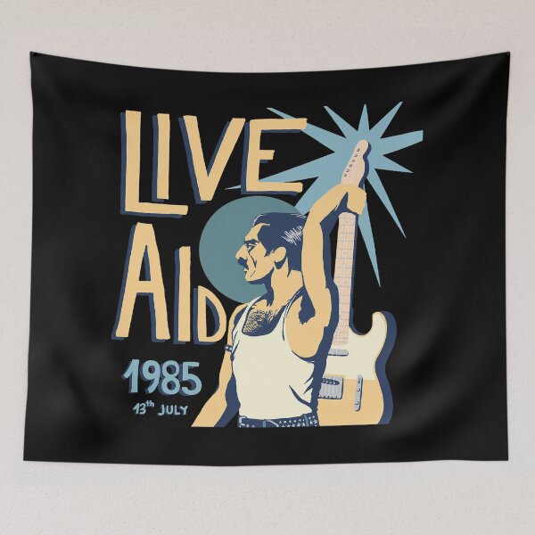 Item preview, Live Aid 1985 designed and sold by NoThoughtsCat.