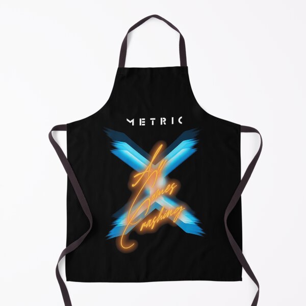 Item preview, Metric All Comes Crashing Glowing Neon Cross Poster designed and sold by WinGaylord.