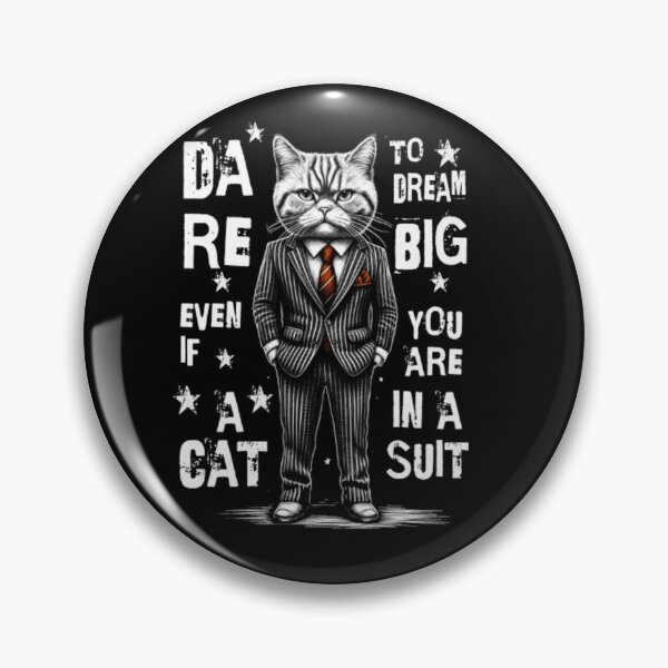 Item preview, Dare To Dream Big - Cat In A Suit Funny Corporate Business Art designed and sold by GenZFashion000.