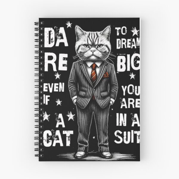 Item preview, Dare To Dream Big - Cat In A Suit Funny Corporate Business Art designed and sold by GenZFashion000.