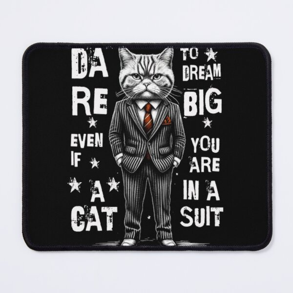 Item preview, Dare To Dream Big - Cat In A Suit Funny Corporate Business Art designed and sold by GenZFashion000.