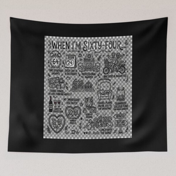 Item preview, When I’m Sixty Four designed and sold by redderkunziee.
