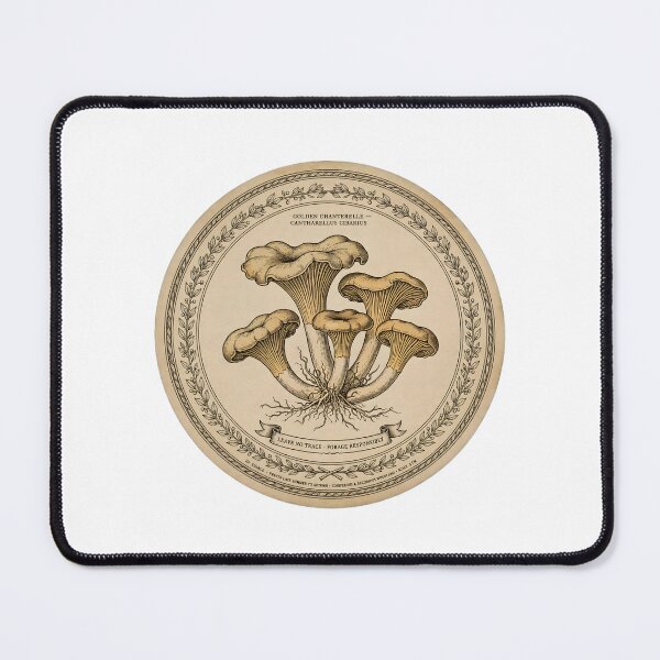 Item preview, Golden Chanterelle - Leave No Trace Forage Responsibly - Vintage Mycology Badge designed and sold by SoulenCify.