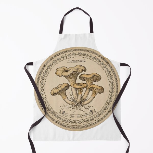 Item preview, Golden Chanterelle - Leave No Trace Forage Responsibly - Vintage Mycology Badge designed and sold by SoulenCify.